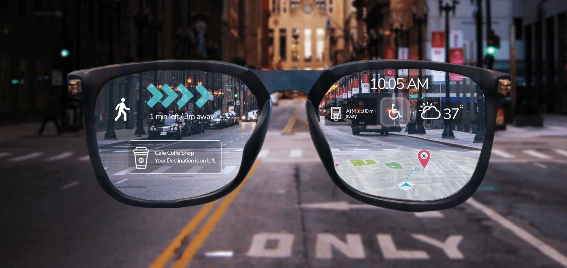 Google Glass, Snap Spectacles AR, Qualcomm Snapdragon, Apple Glass, Magic Leap, Ray-Ban Stories Meta, Lenovo ThinkReality A3, Microsoft HoloLens 2 