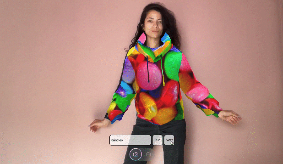 Make and Wear Your Very Own AR Hoodie Using Text-to-Image AI